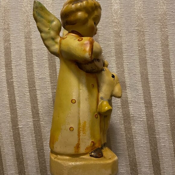 VINTAGE HUMMEL TYPE ANGEL FIGURINE PURCHASED IN WWII - Picture 2 of 5